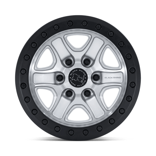Black Rhino ECHO TRAIL LOCK BEADLOCK Hyper Silver W/ Machined Face wheel view 3