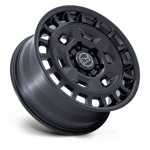 Black Rhino ROVER Matte Black W/ Gloss Black Lip wheel view 2