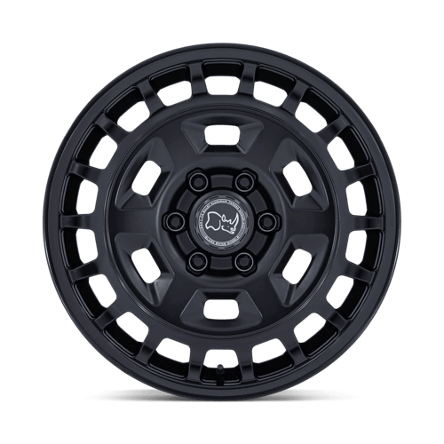 Black Rhino ROVER Matte Black W/ Gloss Black Lip wheel view 3