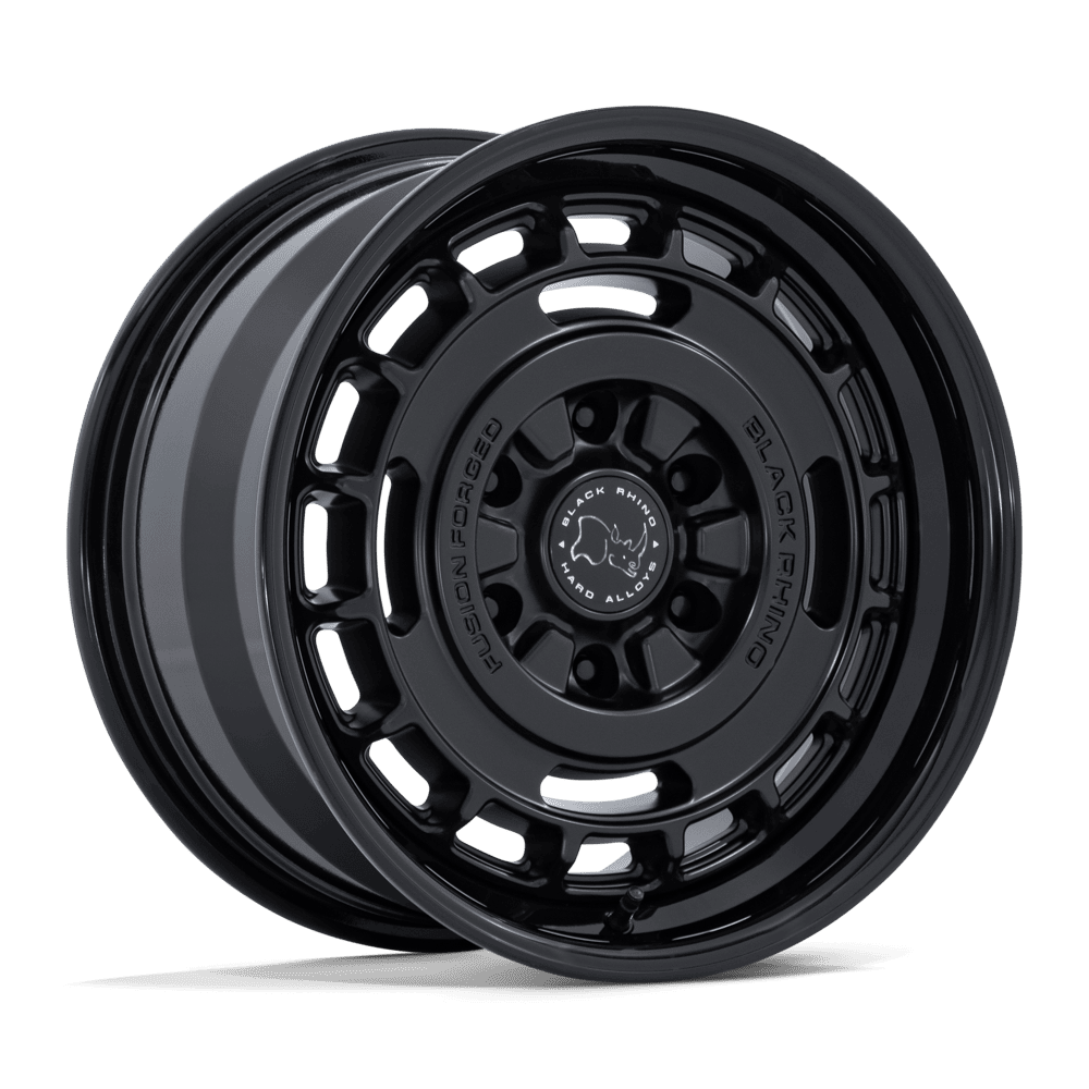 Black Rhino VAGABOND Matte Black W/ Gloss Black Lip wheel view 4