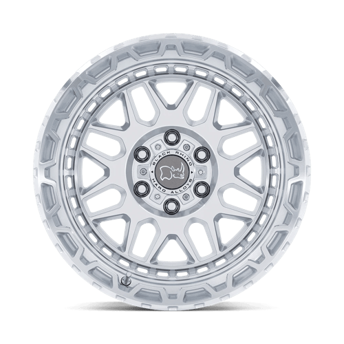 Black Rhino HOLCOMB Gloss Silver W/ Mirror Cut Fac wheel view 3