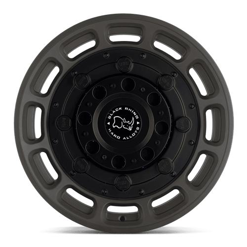 Black Rhino WARTHOG Matte Od Green W/ Black Center wheel view 3