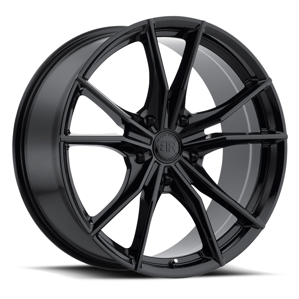 Black Rhino ZION Gloss Black wheel view 4