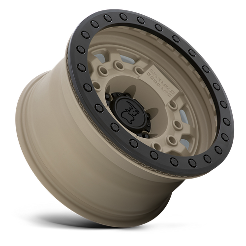 Black Rhino AVENGER BEADLOCK Desert Sand W/ Black Hardware wheel view 2