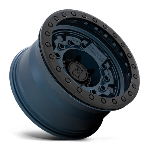 Black Rhino AVENGER BEADLOCK Navy Blue W/ Black Hardware wheel view 2