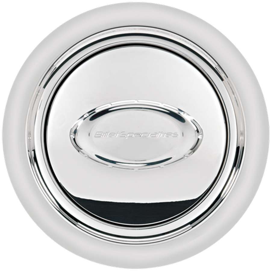 Billet Specialties Horn Button Smooth Polished Logo