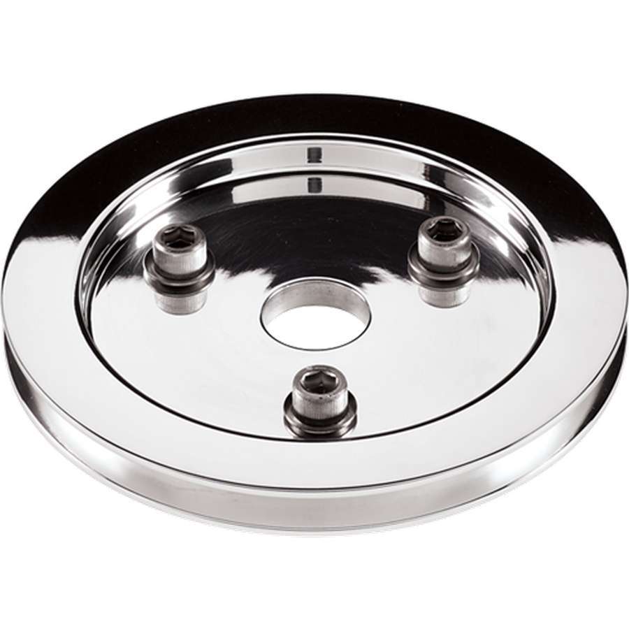 Billet Specialties Polished SBC 1 Groove Lower Pulley