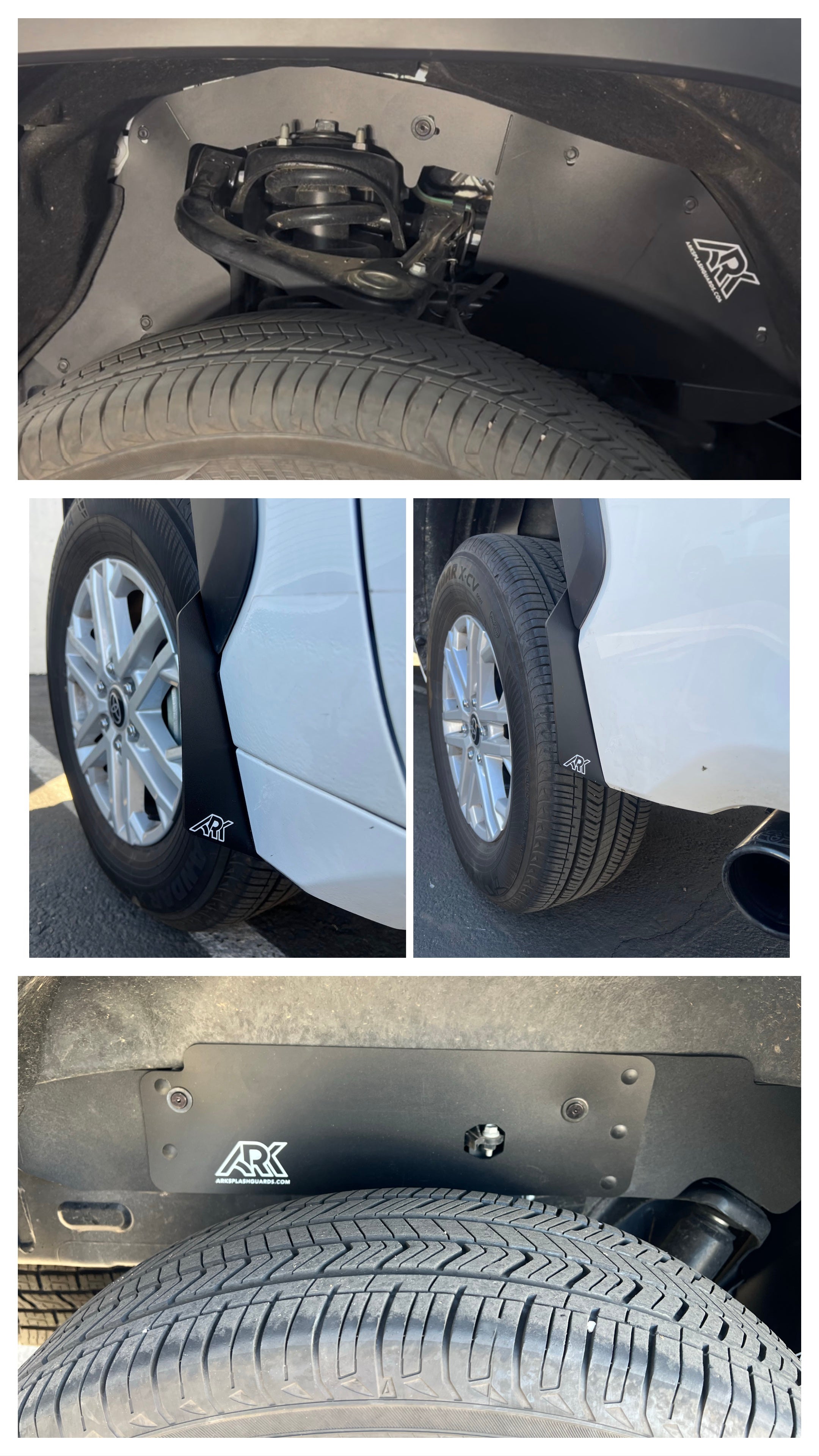 Ark Splash Guards 2020+ Toyota Highlander TriXPoly Micros Flares