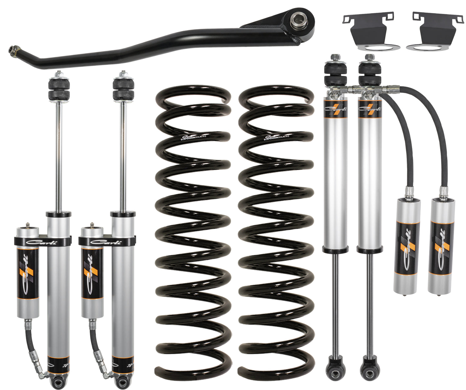 Carli Dodge 2.5" Backcountry Leveling System, Carli SPEC, Diesel, 2014-18 & 2019+ 2500 Base Kit