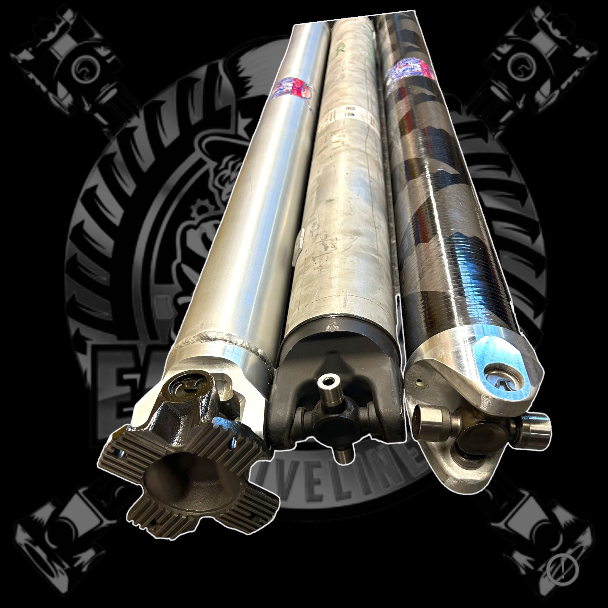 2025 Dodge Ram 1500 3.0L L6 Hurricane- HD 4” or 5” Carbon Fiber or Aluminum Driveshaft. Mopar 53011135AF, 53011135AB, 53011135AC, 53011135AD, 53011135AE- RHO, Big Horn, Laramie, Limited, Limited Longhorn, Lone Star, Rebel, Tradesman, Tungsten, Warlock