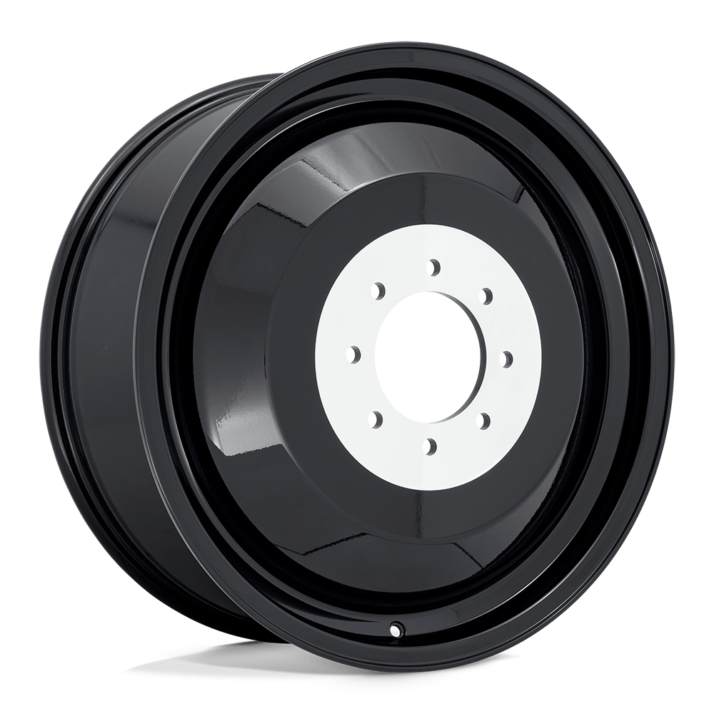 Fuel DUALLY INNER Gloss Black wheel view 2