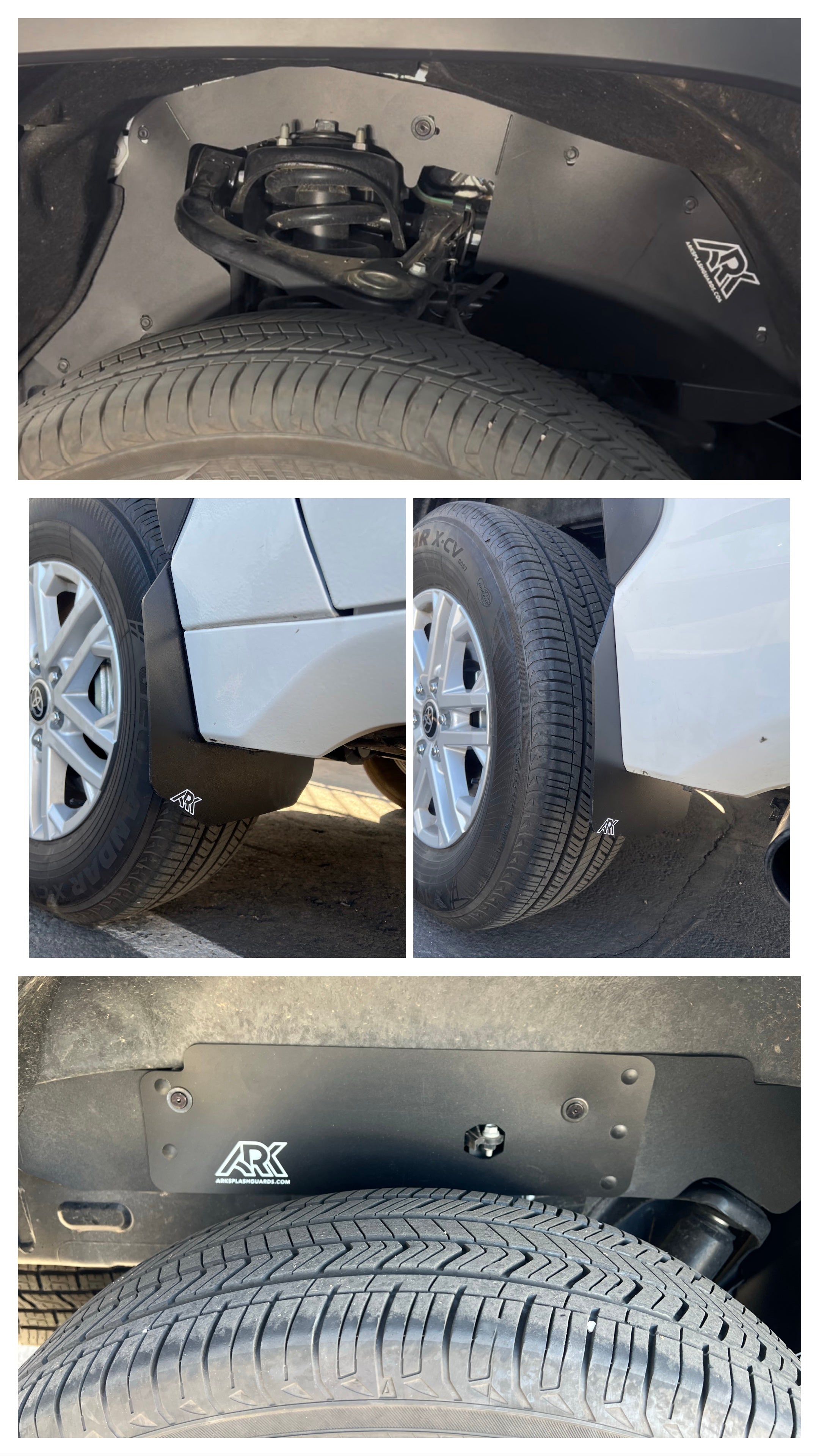 Ark Splash Guards 2020+ Toyota Highlander TriXPoly Micros Flares