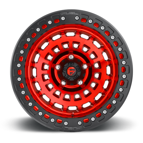 Fuel ZEPHYR BEADLOCK Candy Red wheel view 3