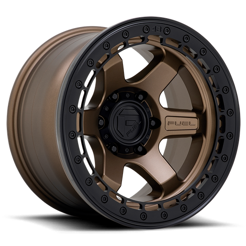 Fuel BLOCK BEADLOCK Matte Bronze W/ M-Black Ring wheel