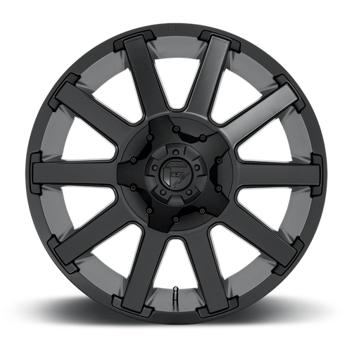 Fuel CONTRA Satin Black wheel view 3