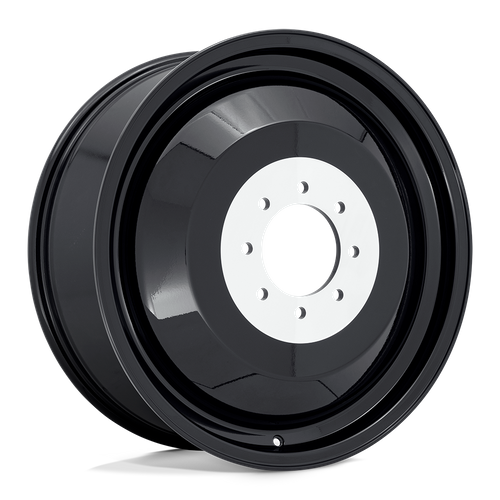 Fuel DUALLY INNER Gloss Black wheel view 3