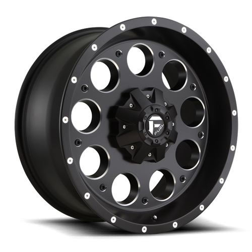 Fuel REVOLVER Matte Black Milled wheel