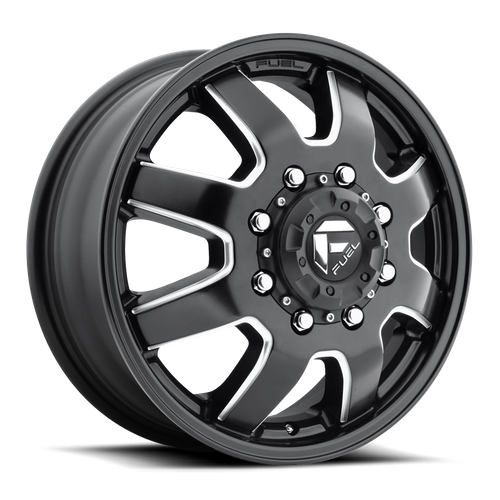 Fuel MAVERICK Matte Black Milled wheel view 3