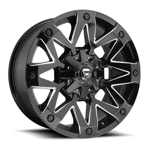 D555 20X10 8X6.5 GL-BLK-MIL -18MM