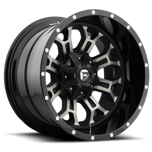 Fuel CRUSH Gloss Mach Double Dark Tint wheel