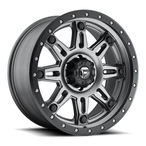Fuel HOSTAGE III Matte Gunmetal Black Bead Ring wheel