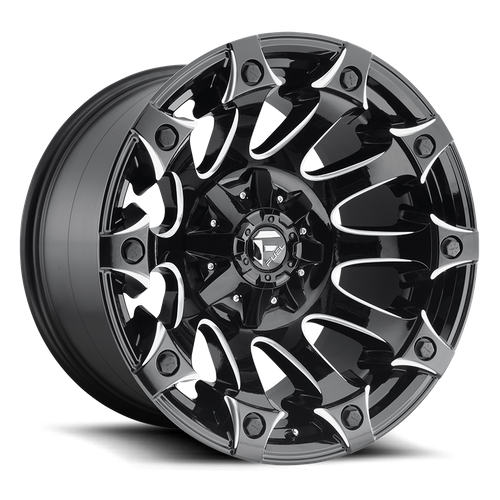 Fuel BATTLE AXE Gloss Black Milled wheel