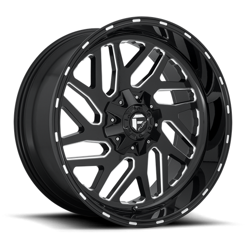 Fuel TRITON Gloss Black Milled wheel
