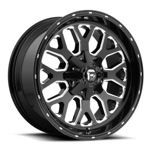 Fuel TITAN Gloss Black Milled wheel