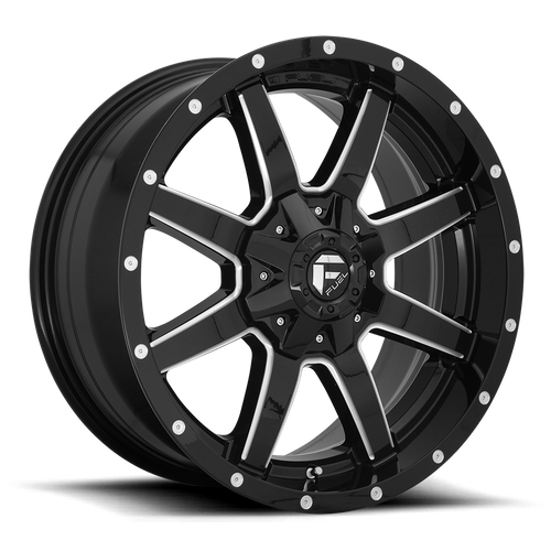 Fuel MAVERICK Gloss Black Milled wheel