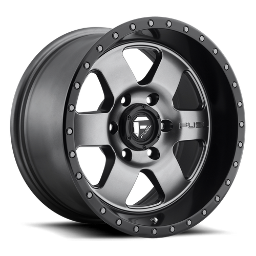 Fuel PODIUM Matte Gunmetal Black Bead Ring wheel