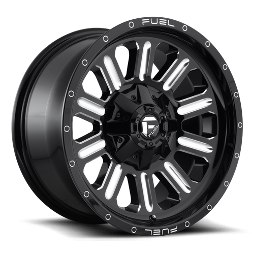 Fuel HARDLINE Gloss Black Milled wheel