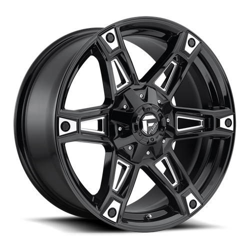 D622 20X9 5X5.5/150 GL-BLK-MIL 01MM