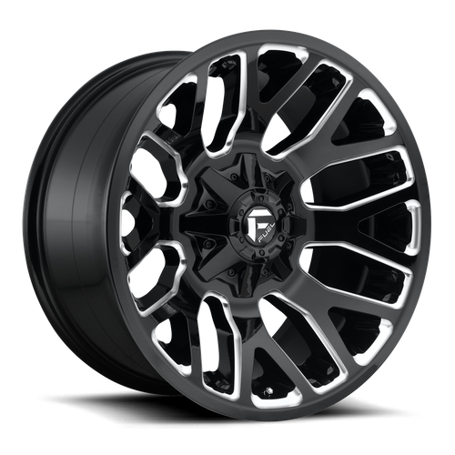 Fuel WARRIOR Gloss Black Milled wheel
