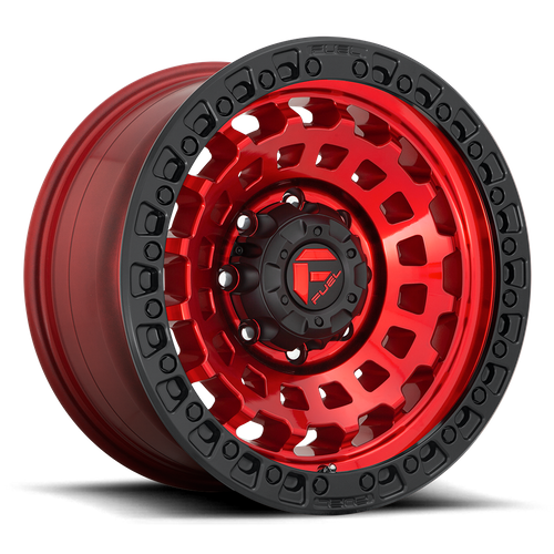 Fuel ZEPHYR Candy Red Black Bead Ring wheel