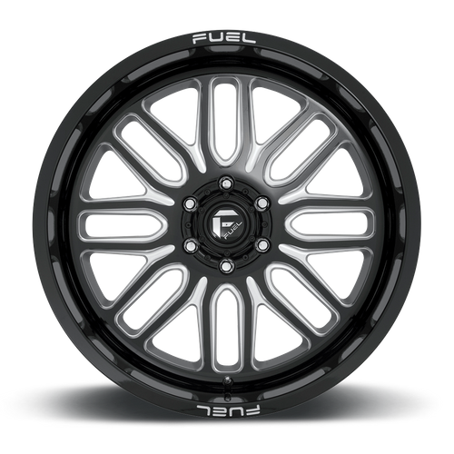 Fuel IGNITE Gloss Black Milled wheel view 3