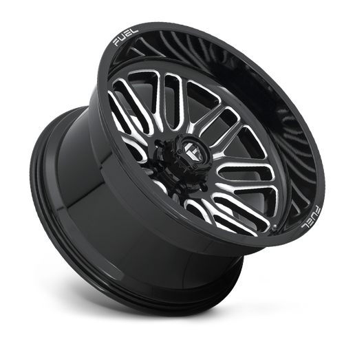 Fuel IGNITE Gloss Black Milled wheel view 2