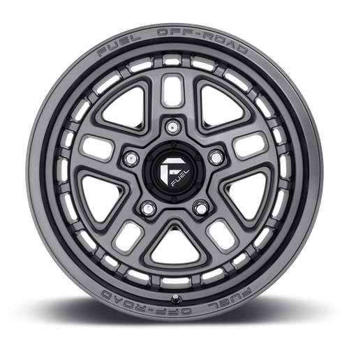 Fuel NITRO Matte Gun Metal wheel view 3