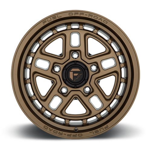 Fuel NITRO Matte Bronze wheel view 3