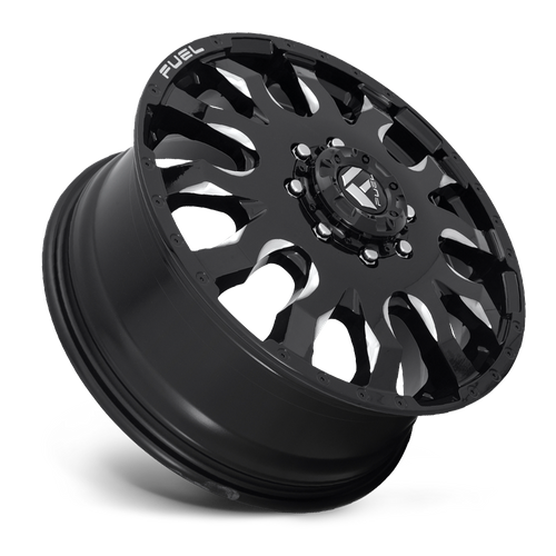 Fuel BLITZ Gloss Black Milled wheel view 4
