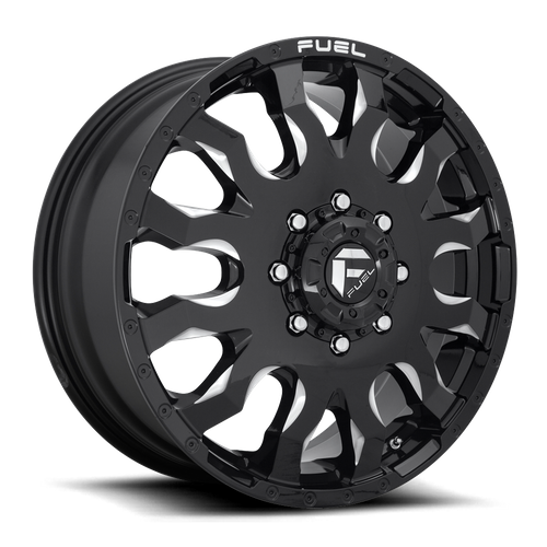 Fuel BLITZ Gloss Black Milled wheel view 3