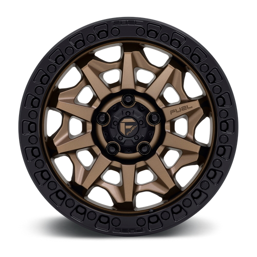 Fuel COVERT Matte Bronze Black Bead Ring wheel view 3