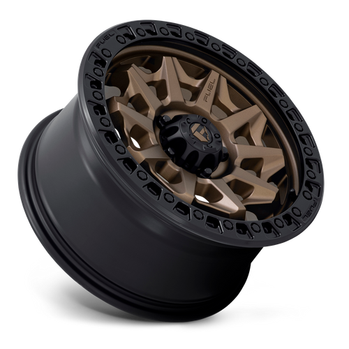 Fuel COVERT Matte Bronze Black Bead Ring wheel view 2