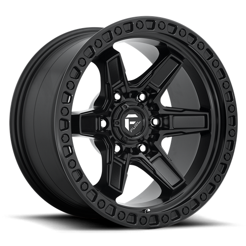 Fuel KICKER Matte Black wheel view 3