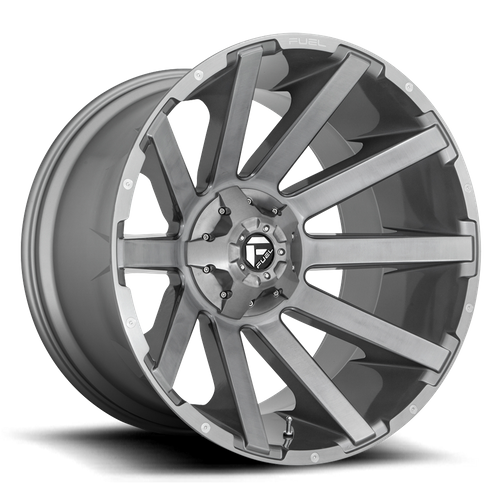 Fuel CONTRA PLATINUM Brushed Gun Metal Tinted Clear wheel