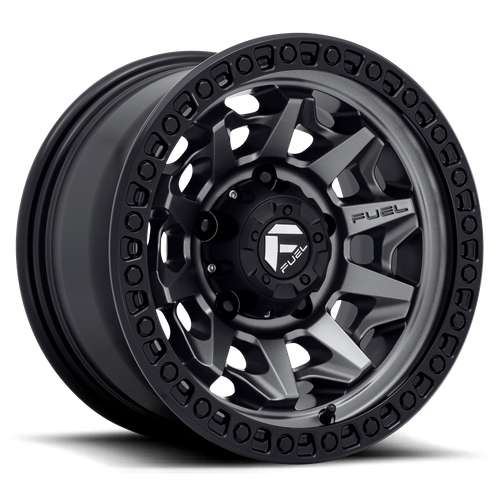 Fuel COVERT Matte Gunmetal Black Bead Ring wheel