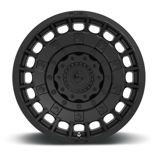 Fuel MILITIA Matte Black wheel view 3