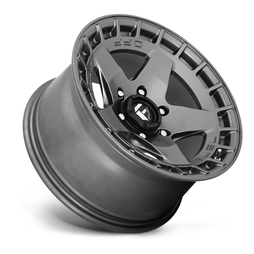 Fuel WARP Matte Gunmetal wheel view 2