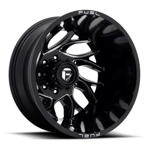 Fuel RUNNER Gloss Black Milled wheel