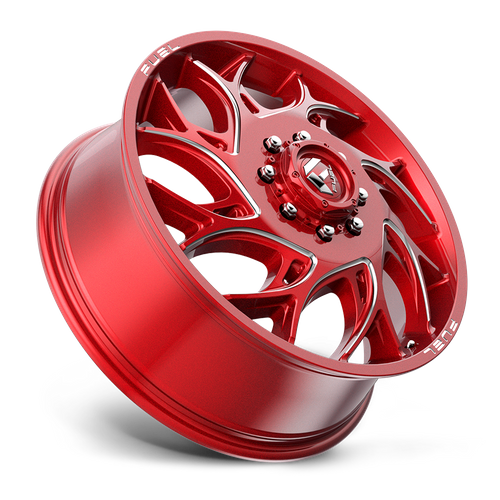 Fuel RUNNER Candy Red Milled wheel view 2