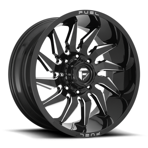 Fuel SABER Gloss Black Milled wheel